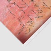 Vintages Rabbit-Curry-Skriptdekoupage Seidenpapier (Ausschnitt)