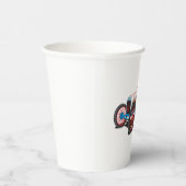 Vintages Race Car Classic Auto Pappbecher (Rechts)