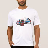Vintages Race Car Classic Auto T-Shirt (Vorderseite)