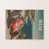 Vintages Racing Car in Ibiza Puzzle (Horizontal)