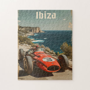 Vintages Racing Car in Ibiza Puzzle