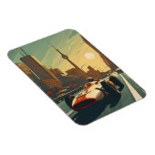 Vintages Racing Car in Toronto Magnet (Rechte Seite)