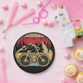 Vintages Radfahren Pappteller (Party)