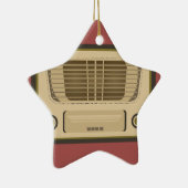 Vintages Radio Keramik Ornament (Rechts)