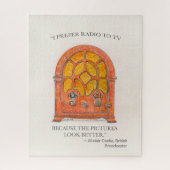 Vintages Radio Puzzle (Vertikal)