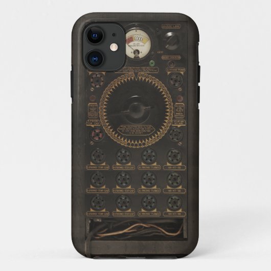 Vintages Radio Vol. 2 Case-Mate iPhone Hülle (Rückseite)