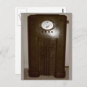 Vintages Radiofoto Postkarte (Vorne/Hinten)