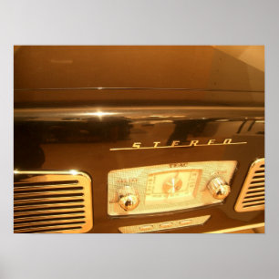 Vintages Radioplakat Poster