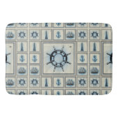 Vintages Radmuster Badematte (Vorderseite)