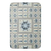 Vintages Radmuster Badematte (Vorderseite Vertikal)