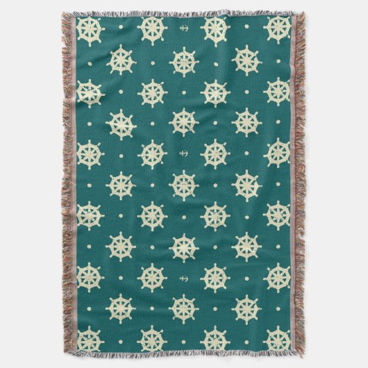 Vintages Radmuster Decke (Vorderseite Vertikal)