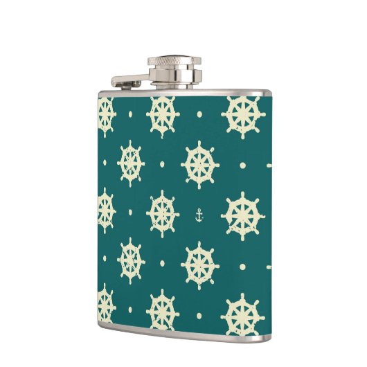 Vintages Radmuster Flachmann (Links)