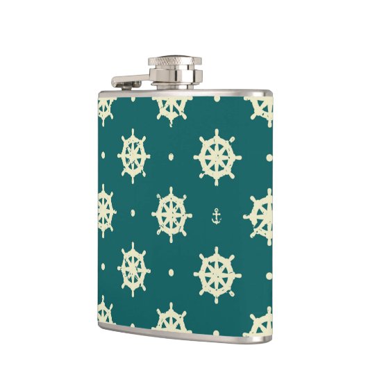 Vintages Radmuster Flachmann (Links)