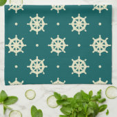 Vintages Radmuster Geschirrtuch (Gefaltet)