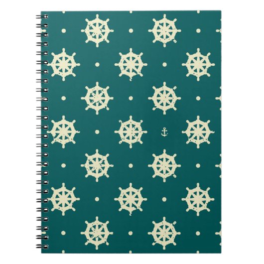 Vintages Radmuster Notizblock (Vorderseite)