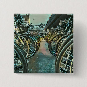 Vintages Radwerk Button