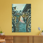 Vintages Radwerk Leinwanddruck (Insitu (Wohnzimmer))