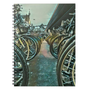 Vintages Radwerk Notizblock