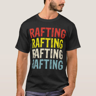 Vintages Rafting auf Rafting T-Shirt