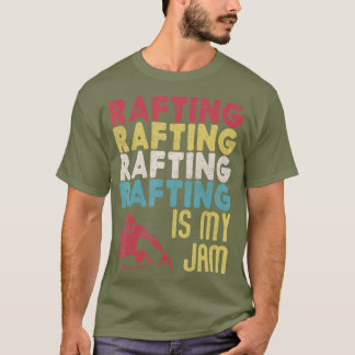 Vintages Rafting ist mein Jam Fun Water Sportboot T-Shirt