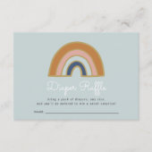 Vintages Rainbow Baby Duschdusche Windelwanne Begleitkarte (Vorderseite)