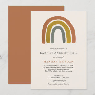Vintages Rainbow Baby Show per Mail - Einladung