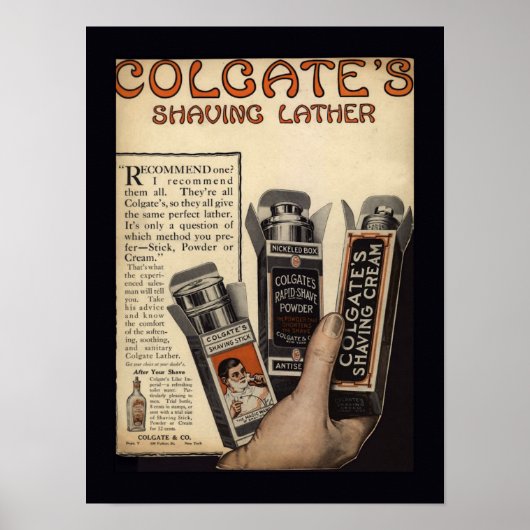 Vintages Rasenlader-Poster Poster (Vorne)