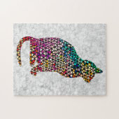 Vintages Rätsel im Glasstil Puzzle (Horizontal)