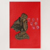 Vintages Rätsel Puzzle (Vertikal)