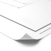 Vintages Raumfährenkonzept Technisches Zeichn Poster (Ecke)