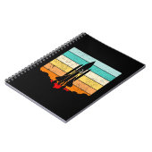 Vintages Raumschiff/Raumfahrt/Raumfahrzeug Notizblock (Linke Seite)