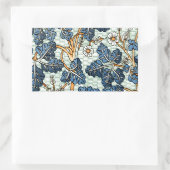 Vintages Reben Rechteckiger Aufkleber (Tasche)