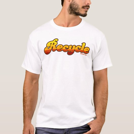 Vintages recycelndes Shirt (Vorderseite)