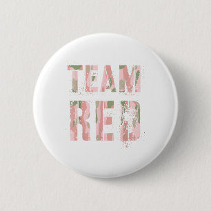 Vintages Red Camouflage Summer Camp War Game C Button