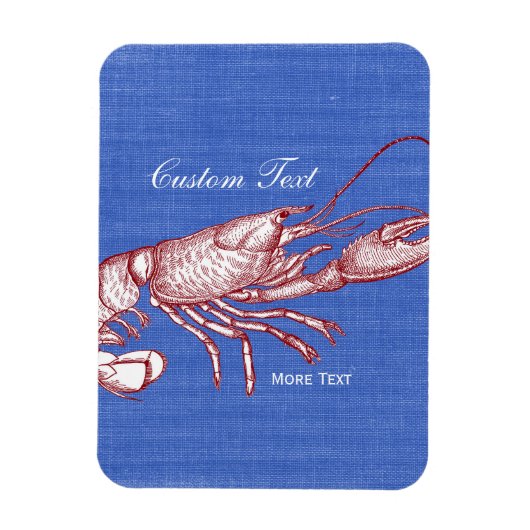 Vintages Red Lobster Custom Beach House Magnet