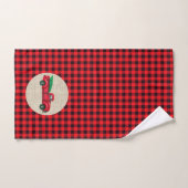 Vintages Red Truck Weihnachtshandtuch Set (Handtuch)
