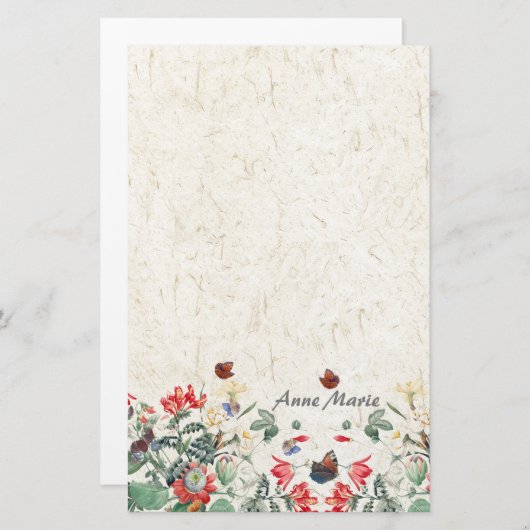 Vintages Redoute Briefpapier (Vorne/Hinten)