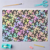 Vintages Regenbogenpapier Seidenpapier (Basteln)