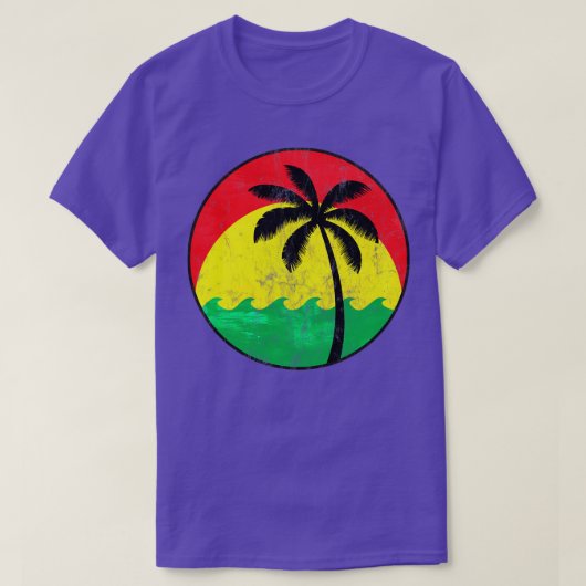 Vintages Reggae-Logo T-Shirt (Design vorne)