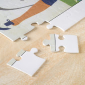 Vintages Reise-Plakat Bermudas Puzzle (Seite)