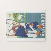 Vintages Reise-Plakat Bermudas Puzzle (Horizontal)