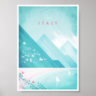 Vintages Reise-Plakat Italiens Poster