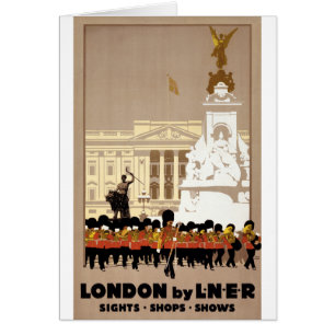Vintages Reise-Plakat Londons wieder hergestellt