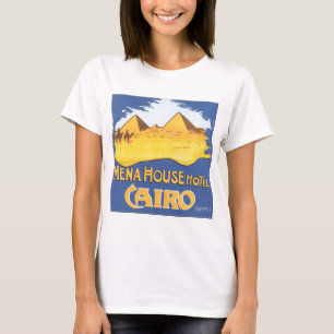 Vintages Reise-Plakat Mena Haus-Hotel-Kairos T-Shirt