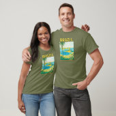 Vintages Reise-Plakat Rios Brasilien T-Shirt (Unisex)