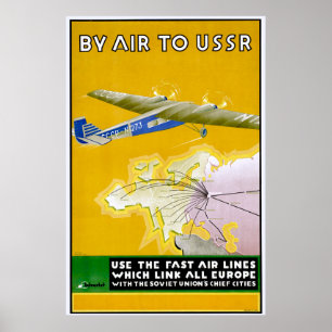 Vintages Reiseplakat 1935 Poster