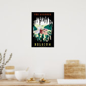Vintages Reiseplakat Ardenne Belgium Poster (Küche)