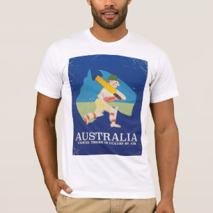 Vintages Reiseplakat Australien-Grille T-Shirt