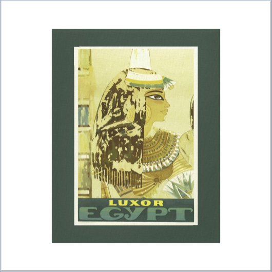 Vintages Reiseplakat für Ägypten Leinwanddruck