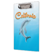 Vintages Reiseplakat für Dolphin Klemmbrett (Links)